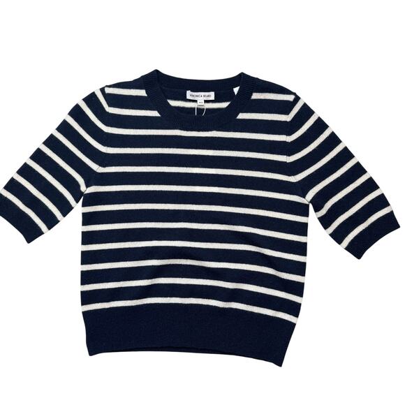 VERONICA BEARD Shana Cashmere Striped Sweater - Picture 5 of 7